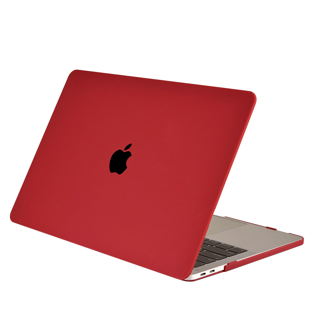 Matte cover hoes Bordeaux Rood voor de MacBook Pro 13 inch (2020-2022)