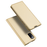 Pro serie slim wallet Goud hoes voor de Samsung Galaxy A31
