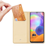 Pro serie slim wallet Goud hoes voor de Samsung Galaxy A31