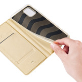 Pro serie slim wallet Goud hoes voor de Samsung Galaxy A31
