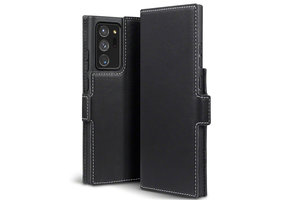 Qubits - slim wallet hoes - Samsung Galaxy Note 20 Ultra - Zwart