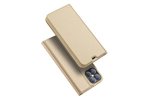 Dux Ducis - Pro serie slim wallet hoes - iPhone 12 Pro Max - Goud
