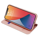 Pro serie slim wallet Rose Goud hoes voor de iPhone 12 Pro Max