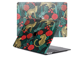 Lunso MacBook Pro 13 inch M1/M2 (2020-2022) cover hoes - case - Leopard Roses
