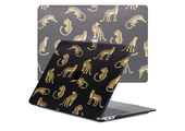 Lunso MacBook Pro 13 inch M1/M2 (2020-2022) cover hoes - case - Leopard Black