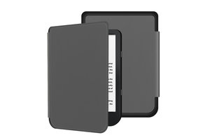 Lunso - sleepcover flip hoes - Kobo Nia (6 inch) - Grijs