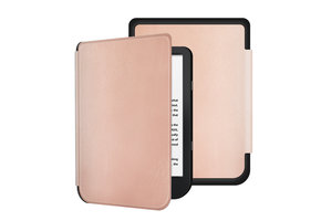 Lunso - sleepcover flip hoes - Kobo Nia (6 inch) - Rose Goud