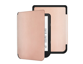 Lunso - sleepcover flip hoes - Kobo Nia (6 inch) - Rose Goud