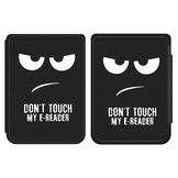 Sleepcover flip hoes Don't Touch voor de Kobo Nia (6 inch)
