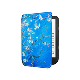 Sleepcover flip hoes Van Gogh Amandelboom voor de Kobo Nia (6 inch)