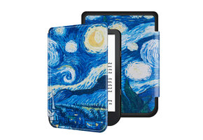 Lunso - sleepcover flip hoes - Kobo Nia (6 inch) - Van Gogh Schilderij