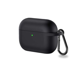 Lunso - Softcase cover hoes - AirPods Pro - Zwart