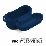 Softcase cover hoes Cyaan voor de AirPods Pro