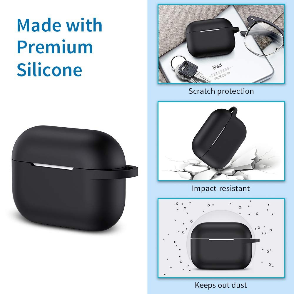 Softcase cover hoes Lila voor de AirPods Pro