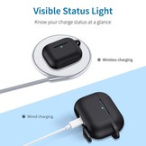 Softcase cover hoes Lila voor de AirPods Pro