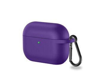 Lunso - Softcase cover hoes - AirPods Pro - Paars