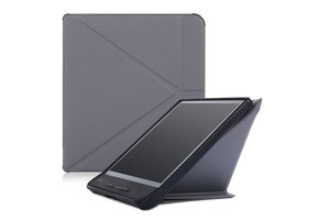 Lunso - sleepcover origami hoes - Kobo Forma - Grijs