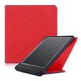 Sleepcover origami hoes Rood voor de Kobo Forma
