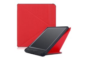 Lunso - sleepcover origami hoes - Kobo Forma - Rood