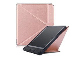 Lunso - sleepcover origami hoes - Kobo Forma - Rose Goud