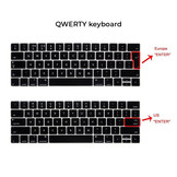 (EU) Keyboard bescherming Transparant voor de MacBook Air 13 inch (2020)