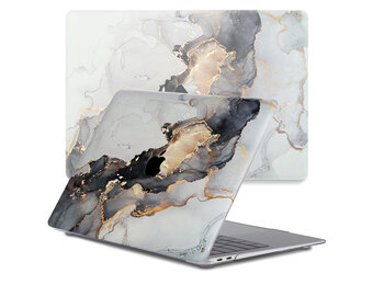 Lunso MacBook Air 13 inch M1 (2020) cover hoes - case - Marble Magnus