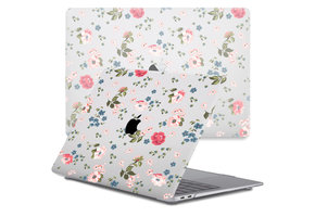 Lunso MacBook Air 13 inch M1 (2020) cover hoes - case - Flower Boutique