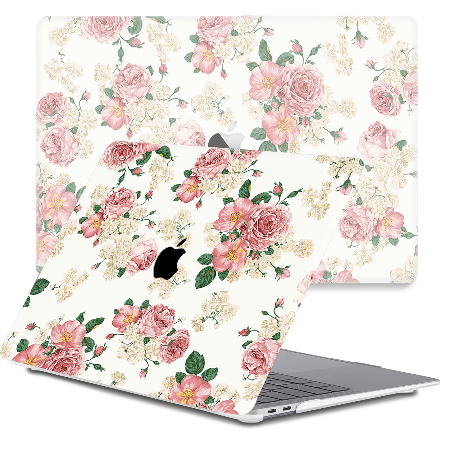 Lunso - cover hoes - MacBook Air 13 inch (2020) - Pink Roses
