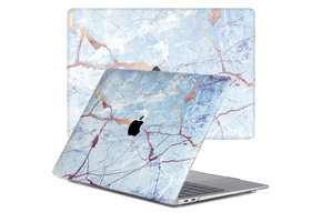 Lunso MacBook Air 13 inch M1 (2020) cover hoes - case - Marble Zelda