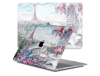 Lunso MacBook Air 13 inch M1 (2020) cover hoes - case - Paris Painting