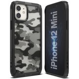 Fusion X Guard backcover hoes Camo Zwart voor de iPhone 12 Mini