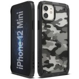 Fusion X Guard backcover hoes Camo Zwart voor de iPhone 12 Mini