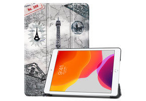 3-Vouw sleepcover hoes - iPad 10.2 inch (2019/2020/2021) - Eiffeltoren