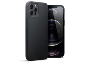 Qubits - Softcase hoes - iPhone 12 Pro Max - Zwart