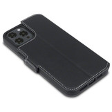 Slim wallet Zwart hoes voor de iPhone 12 Pro Max