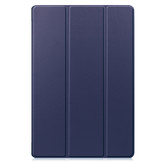 3-Vouw sleepcover hoes Blauw voor de Samsung Galaxy Tab S7 Plus en Samsung Galaxy Tab S8 Plus