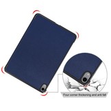 3-Vouw sleepcover hoes Blauw voor de iPad Air (2022 / 2020) 10.9 inch