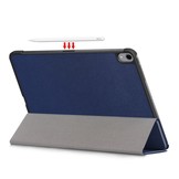 3-Vouw sleepcover hoes Blauw voor de iPad Air (2022 / 2020) 10.9 inch