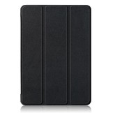 3-Vouw sleepcover hoes Zwart voor de iPad Air (2022 / 2020) 10.9 inch