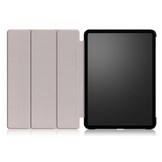 3-Vouw sleepcover hoes Rood voor de iPad Air (2022 / 2020) 10.9 inch