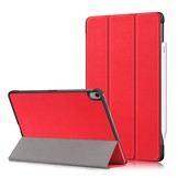 3-Vouw sleepcover hoes Rood voor de iPad Air (2022 / 2020) 10.9 inch