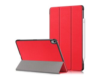 3-Vouw sleepcover hoes - iPad Air (2022 / 2020) 10.9 inch - Rood