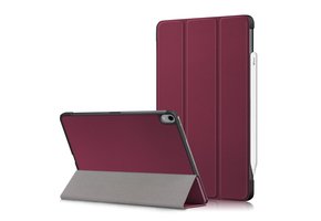 3-Vouw sleepcover hoes - iPad Air (2022 / 2020) 10.9 inch - Bordeaux Rood