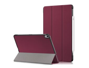 3-Vouw sleepcover hoes - iPad Air (2022 / 2020) 10.9 inch - Bordeaux Rood