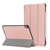 3-Vouw sleepcover hoes Roze Goud voor de iPad Air (2022 / 2020) 10.9 inch