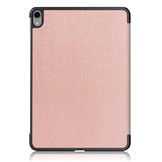 3-Vouw sleepcover hoes Roze Goud voor de iPad Air (2022 / 2020) 10.9 inch