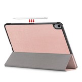 3-Vouw sleepcover hoes Roze Goud voor de iPad Air (2022 / 2020) 10.9 inch