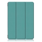 3-Vouw sleepcover hoes Groen voor de iPad Air (2022 / 2020) 10.9 inch