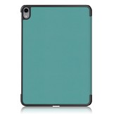 3-Vouw sleepcover hoes Groen voor de iPad Air (2022 / 2020) 10.9 inch