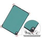 3-Vouw sleepcover hoes Groen voor de iPad Air (2022 / 2020) 10.9 inch
